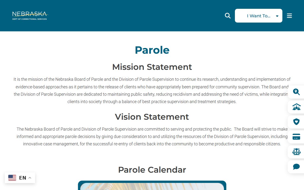 Pawnee County criminal history and Nebraska parole records